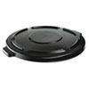 RCP264560BLA:  Rubbermaid® Commercial Vented Round Brute® Lid