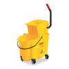 RCP748018YW:  Rubbermaid® Commercial WaveBrake® Bucket/Wringer Combos