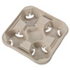 HUH20994CT:  Chinet® StrongHolder® Molded Fiber Cup Trays