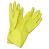 BWK242M:  Boardwalk® Flock-Lined Latex Cleaning Gloves
