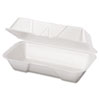 GNP21600:  Genpak® Hinged-Lid Foam Carryout Containers
