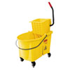 RCP618688YW:  Rubbermaid® Commercial WaveBrake® Bucket/Wringer Combos