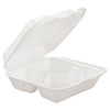 GENHINGEDM3:  GEN Foam Hinged Carryout Containers
