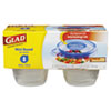 CLO70240:  Glad® GladWare® Plastic Containers with Lids
