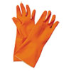 BWK244M:  Boardwalk® Flock-Lined Latex Cleaning Gloves