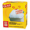 CLO78526CT:  Glad® Tall Kitchen Drawstring Trash Bags