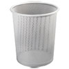 AOPART20017WH:  Artistic® Urban Collection Punched Metal Wastebin
