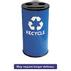 EXCRC15283RBL:  Ex-Cell Round Three-Compartment Recycling Container