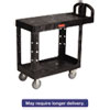 RCP450500BK:  Rubbermaid® Commercial Flat Shelf Utility Cart