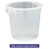 RCP572124CLE:  Rubbermaid® Commercial Round Storage Containers