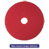 MMM08387:  3M Red Buffer Floor Pads 5100