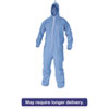 KCC45024:  KleenGuard* A60 Elastic-Cuff and Back Hooded Coveralls