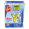 HVR4010100Y:  Hoover® Commercial Disposable Allergen Filtration Bags For Commercial Bag-Style WindTunnel™ Upright Vacuum