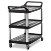RCP409100BLA:  Rubbermaid® Commercial Open Sided Utility Cart