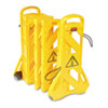 RCP9S1100YEL:  Rubbermaid® Commercial Portable Mobile Safety Barrier