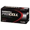 DRCPC1604BKD:  Duracell® PROCELL® Alkaline Batteries, 9V Size