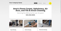 CCWTMP-001:  Carpet Cleaning Website Design 001