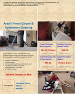 DH-CU01: Door Hanger - Carpet-Upholstery Cleaning