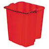RCP9C74RED:  Rubbermaid® Commercial Dirty Water Bucket for WaveBrake® Bucket/Wringer