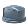 RCP263788GY:  Rubbermaid® Commercial Round Brute® Dome Top