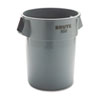 RCP265500GY:  Rubbermaid® Commercial Round Brute® Container