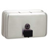 BOB2112:  Bobrick ClassicSeries® Horizontal Surface-Mounted Soap Dispenser