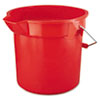 RCP2614RED:  Rubbermaid® Commercial BRUTE® Round Utility Pail