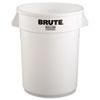 RCP2632WHI:  Rubbermaid® Commercial Round Brute® Container