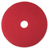 MMM08390:  3M Red Buffer Floor Pads 5100