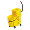 RCP758088YW:  Rubbermaid® Commercial WaveBrake® Bucket/Wringer Combos
