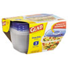 CLO70045:  Glad® GladWare® Plastic Containers with Lids