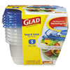 CLO60796PK:  Glad® GladWare® Plastic Containers with Lids