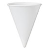 SCC42BR:  SOLO® Cup Company Bare™ Eco-Forward™ Paper Cone Water Cups