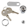 SGS6181L2:  Rubbermaid® Commercial Replacement Lock & Key for Locking Janitor Cart Cabinet