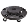 RCP264000BK:  Rubbermaid® Commercial Brute® Round Twist On/Off Dolly
