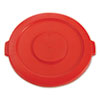 RCP2631RED:  Rubbermaid® Commercial Round Brute® Lid