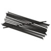 BWKSTRU525B10:  Boardwalk® Unwrapped Single-Tube Stir-Straws
