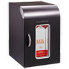 EMSREF01BLK:  Mind Reader Cube Mini Coffee Station Refrigerator