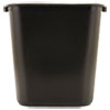RCP295600BK:  Rubbermaid® Commercial Deskside Plastic Wastebasket