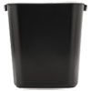 RCP295500BK:  Rubbermaid® Commercial Deskside Plastic Wastebasket