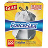 CLO70427:  Glad® ForceFlex® Tall Kitchen Drawstring Trash Bags