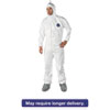 DUPTY122S3XL:  DuPont® Tyvek® Elastic-Cuff Hooded Coveralls With Attached Boots