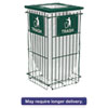 EXCRGU1836THGR:  Ex-Cell Clean Grid™ Fully Collapsible Waste Receptacle
