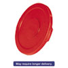 RCP2609RED:  Rubbermaid® Commercial Round Brute® Lid
