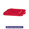 RCP3527RED:  Rubbermaid® Commercial Square Brute® Lid