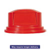 RCP265788RED:  Rubbermaid® Commercial Round Brute® Dome Top