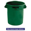 RCP2610DGR:  Rubbermaid® Commercial Round Brute® Container