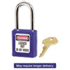 MLK410BLU:  Master Lock® Zenex™ Thermoplastic Safety Padlock
