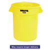RCP2620YEL:  Rubbermaid® Commercial Round Brute® Container