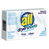 VEN2979353:  All® Free Clear Vend Pack Dryer Sheets